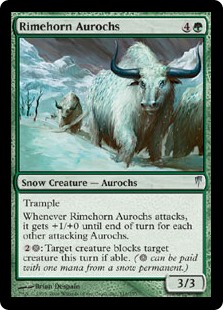 Rimehorn Aurochs (Foil)
