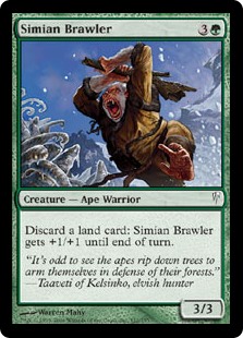 Simian Brawler (Foil)