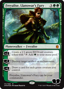 Freyalise, Llanowar's Fury Freyalise, Llanowar's Fury