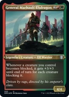 General Marhault Elsdragon (Foil Etched) (Foil)
