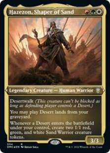 Hazezon, Shaper of Sand (Foil Etched) (Foil)