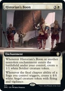 Historian's Boon (Extended Art) (Foil)