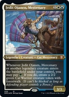 Jedit Ojanen, Mercenary (Foil Etched) (Foil)