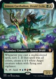 Jenson Carthalion, Druid Exile (Extended Art) (Foil)