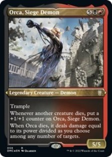 Orca, Siege Demon (Foil Etched) (Foil)