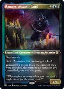 Ramses, Assassin Lord (Foil Etched) (Foil)