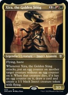 Xira, the Golden Sting (Foil Etched) (Foil)