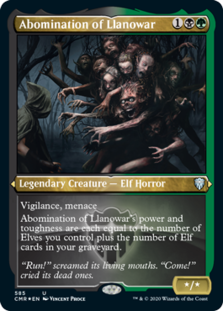 Abomination of Llanowar (Foil Etched)