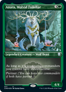 Anara, Wolvid Familiar (Foil Etched)