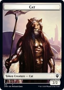 Cat // Soldier Double-sided Token