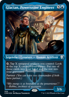 Glacian, Powerstone Engineer (Foil Etched)