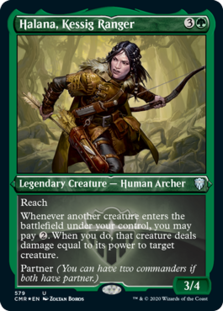 Halana, Kessig Ranger (Foil Etched) (Foil)