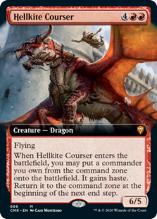 Hellkite Courser (Extended Art) (Foil)