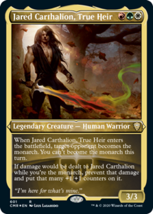 Jared Carthalion, True Heir (Foil Etched) (Foil)