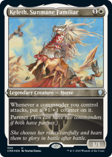Keleth, Sunmane Familiar (Foil Etched) (Foil)