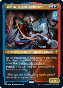 Ludevic, Necro-Alchemist (Foil Etched) (Foil)
