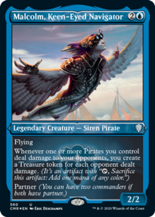 Malcolm, Keen-Eyed Navigator (Foil Etched) (Foil)
