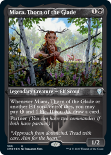 Miara, Thorn of the Glade (Foil Etched) (Foil)