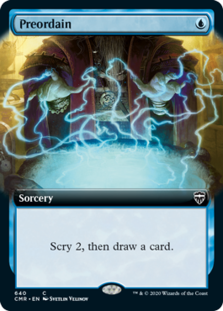 Preordain (Extended Art) (Foil)