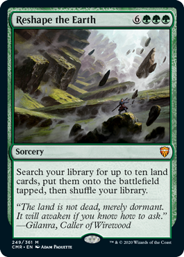 Reshape the Earth (Foil)
