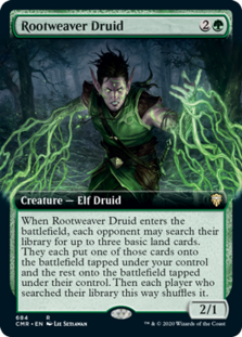 Rootweaver Druid (Extended Art) (Foil)