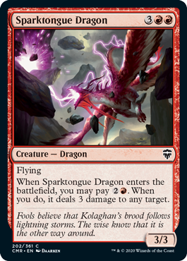 Sparktongue Dragon (Foil)