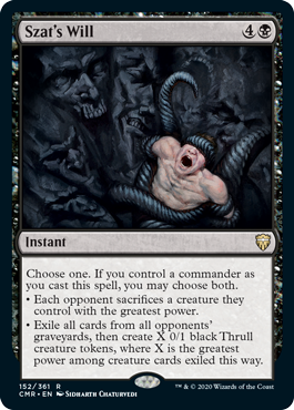 Szat's Will (Foil)