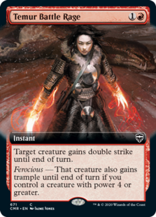 Temur Battle Rage (Extended Art) (Foil)