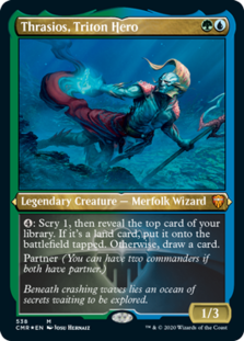 Thrasios, Triton Hero (Foil Etched) (Foil)