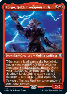 Toggo, Goblin Weaponsmith (Foil Etched) (Foil)