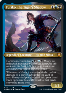 Yuriko, the Tiger's Shadow (Foil Etched) (Foil)