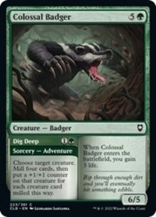 Colossal Badger (Foil)