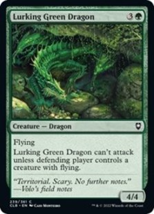 Lurking Green Dragon (Foil)