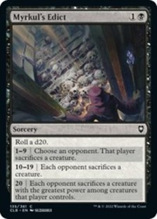 Myrkul's Edict (Foil)
