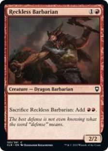 Reckless Barbarian (Foil)