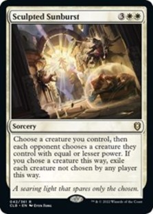 Sculpted Sunburst (Foil)