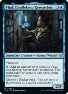 Vhal, Candlekeep Researcher (Foil)