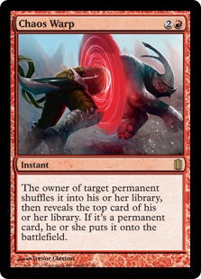 Chaos Warp - Commander's Arsenal Promo