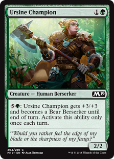 Ursine Champion Ursine Champion