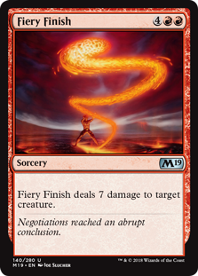 Fiery Finish (Foil)