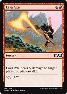 Lava Axe (Foil)