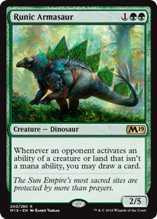 Runic Armasaur (Foil)