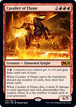 Cavalier of Flame (Foil)