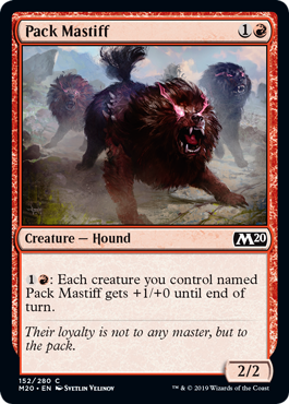 Pack Mastiff (Foil)