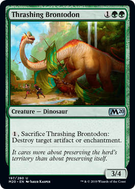 Thrashing Brontodon (Foil)