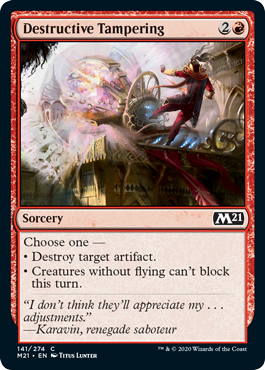Destructive Tampering (Foil) Destructive Tampering (Foil)