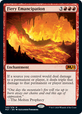 Fiery Emancipation (Foil) Fiery Emancipation (Foil)