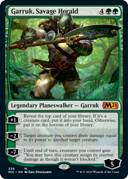 Garruk, Savage Herald (Foil) Garruk, Savage Herald (Foil)