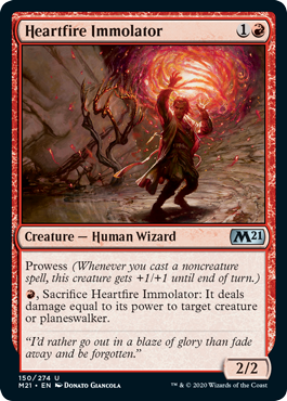 Heartfire Immolator (Foil) Heartfire Immolator (Foil)