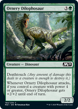 Ornery Dilophosaur (Foil)